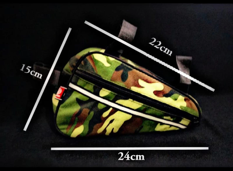 Bicycle Triangle Cycling Pouch/ Bags ( Material: Codura) 3 Bicycle Triangle Cycling Pouch/ Bags ( Material: Codura) - Bilde 3
