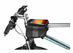 Top Tube Mini Panniers Bag (with Phone Sleeve And Rain Cover)