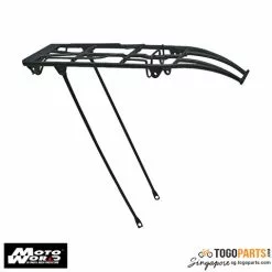 Oxford LC692B Alloy Spring Top Luggage Carrier Black