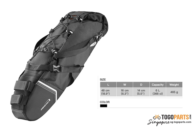 Waterproof Carryall Saddle/seat Bag (6 Ltrs) 1 Waterproof Carryall Saddle/seat Bag (6 Ltrs)