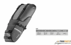 Waterproof Carryall Seat/saddle Bag (10 Ltrs)