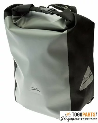 Axiom Typhoon Bicycle LX Pannier Bag Set (Grey/Black) 1 Axiom Typhoon Bicycle LX Pannier Bag Set (Grey/Black)