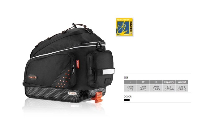 Ibera Seatpost-mounted Carrier And Bag (fit Most Bikes) 2 Ibera Seatpost-mounted Carrier And Bag (fit Most Bikes) - Bilde 2