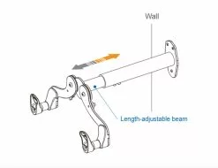 Ibera Adjustable Bicycle Wall Hanger -Cases Salgsbutikk large adpic3 1436470927 61198