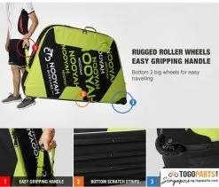 NOOYAH (Bike Case Rental) BK007S TRAVEL BIKE BAG For MTB And Road Bike (Oversea Cycling Use) -Cases Salgsbutikk large adpic3 1576997398 104050