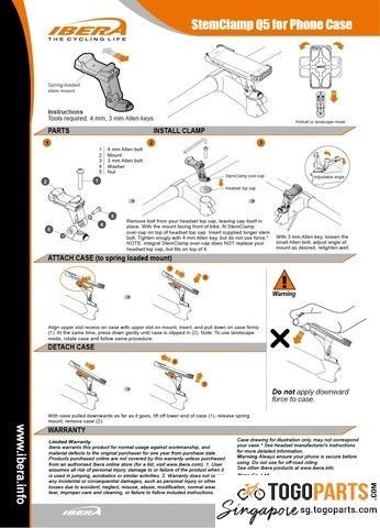 Ibera Stem-mounted Smartphone Case (5-6.3 Inch) 5 Ibera Stem-mounted Smartphone Case (5-6.3 Inch) - Bilde 5