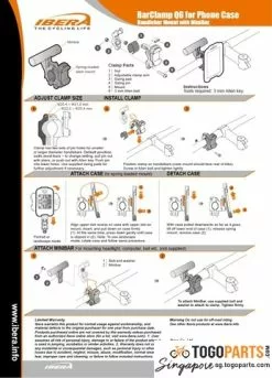 Ibera Handlebar-mounted Phone Wallet (5-5.8 Inch Phone) -Cases Salgsbutikk large adpic5 1531413507 61198